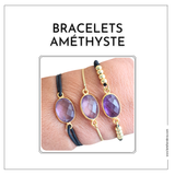 bracelets améthyste