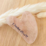 GUA SHA QUARTZ ROSE