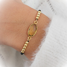 Bracelet lithotherapie Citrine