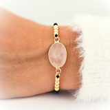 bracelet quartz rose pour le signe du cancer