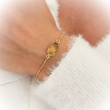 Bracelet lithotherapie Citrine