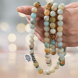 bracelet mala amazonite