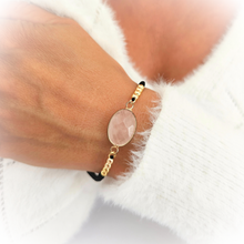 bracelet lithotherapie quartz rose