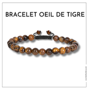 Bracelet lithothérapie Oeil de tigre