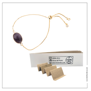 Amethyst - oder Aventurin-Schmuck "ANTI-STRESS - ANGOISSEN"