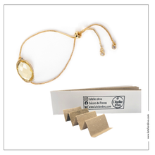 Bracelet lithotherapie Citrine