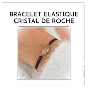 Bracelet lithothérapie pour coiffeur en quartz rose