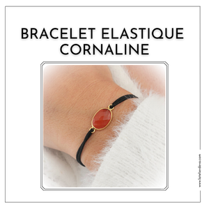 Bracelet lithothérapie pour aide soignant en quartz rose