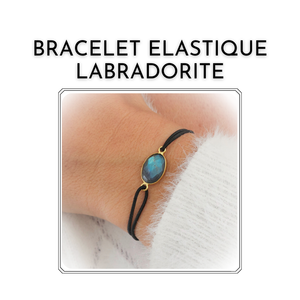 Bracelet lithothérapie pour factrice en œil de tigre