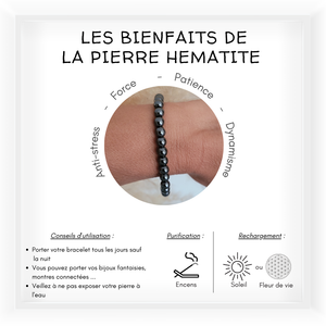 Les bienfaits de la pierre Hématite