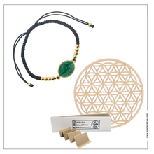 bracelet lithotherapie aventurine pour les problèmes de peau : acné, psoriasis, zona